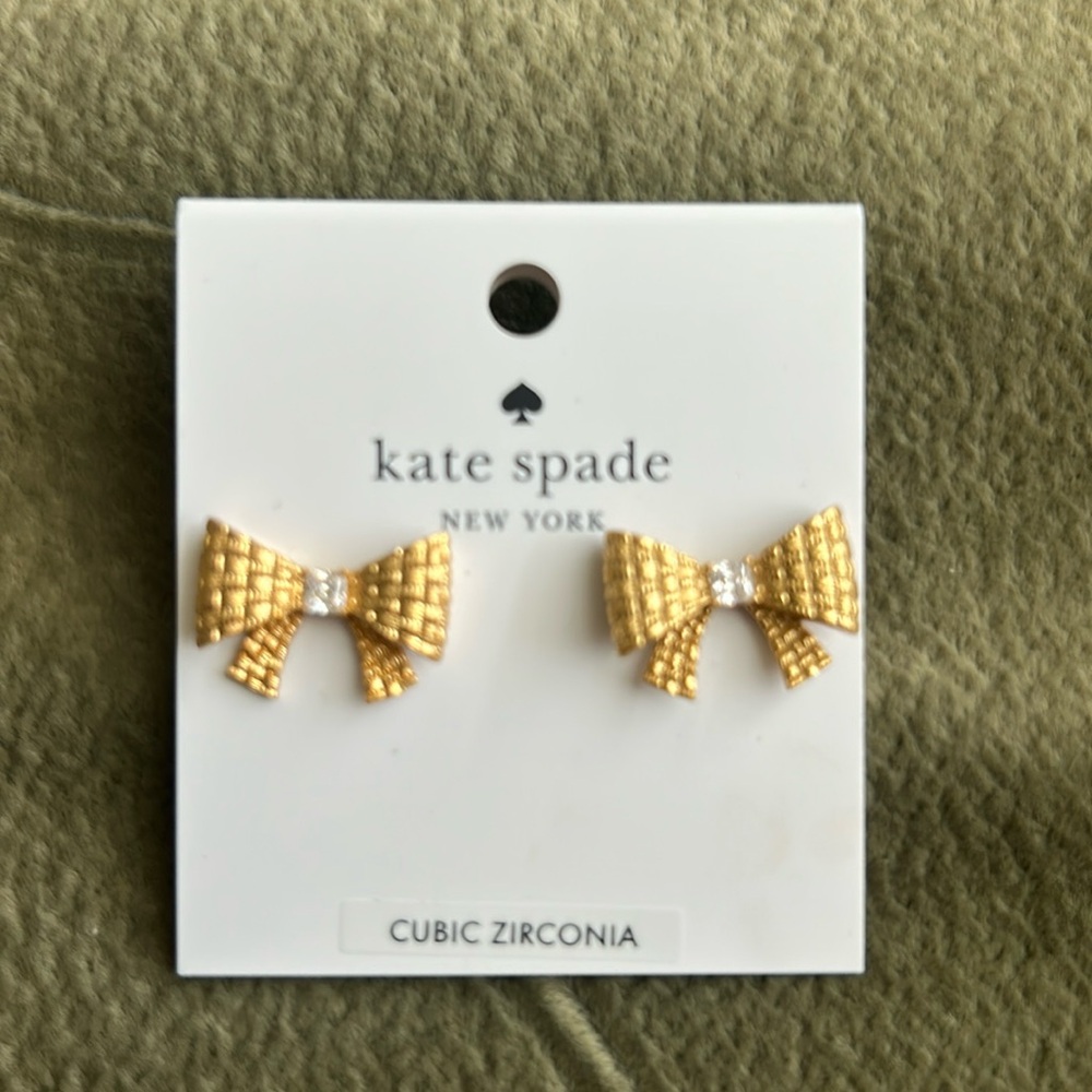 Kate Spade Wrapped in a Bow Stud Earrings